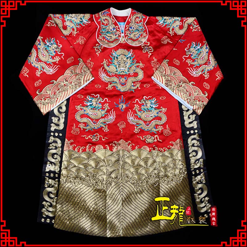 新密皇帝蟒袍全金八宝团龙蟒